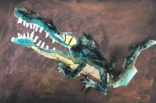 Free Painting Crocodile photo and picture
