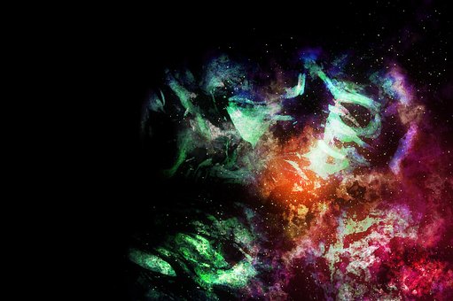Galaxis, Raum, Universum, Sterne