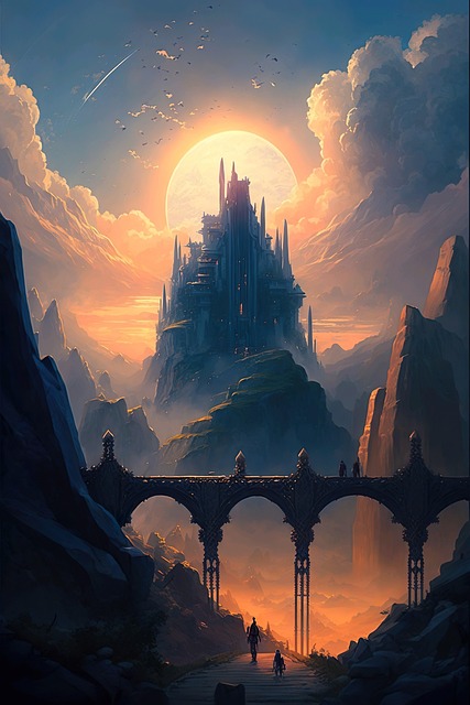 Free Castle Mountain illustration and picture