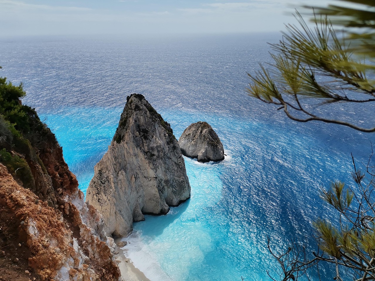 Calamita da frigorifero con delfini 3D di Zante Grecia, regalo di souvenir fatta a mano, decorazione per casa e cucina, collezione Zante frigorifero