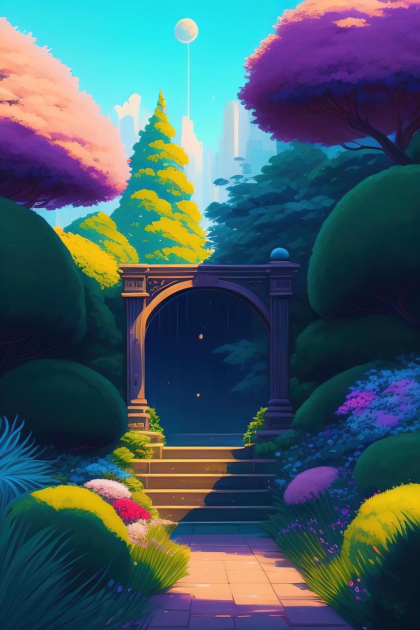 Download Ai Generated Arch Wallpaper Royalty-Free Stock Illustration