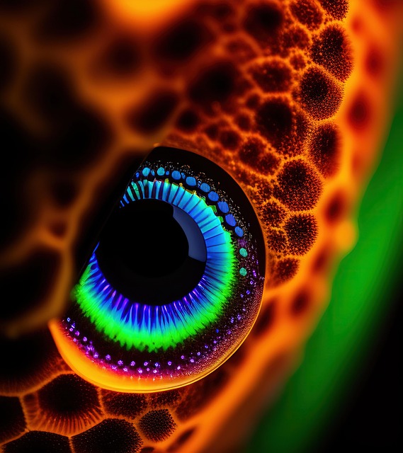 Free ai generated eye viper illustration