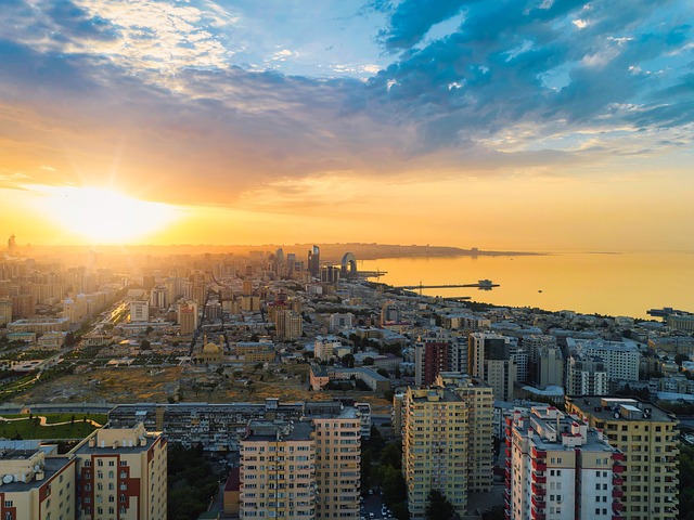 Oraș, Peisaj Urban, Răsărit, Mare