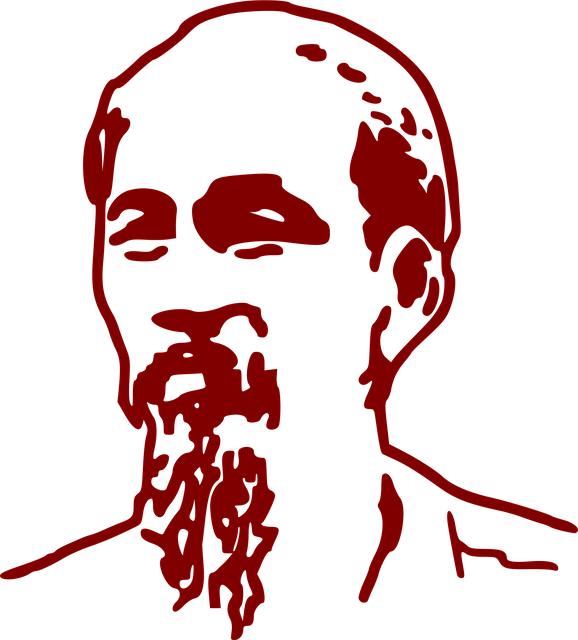 Free ho chi min vietnam revolutionary illustration
