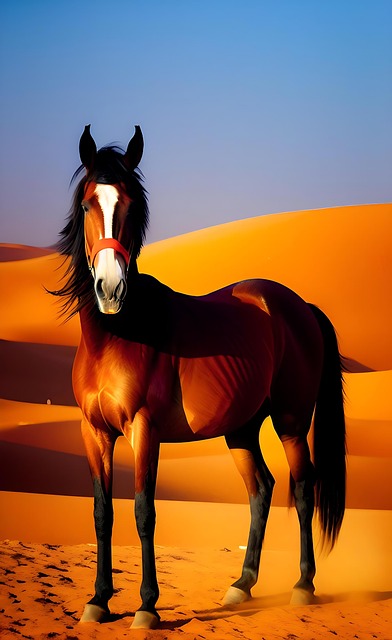 Free Ai Generated Horse illustration and picture
