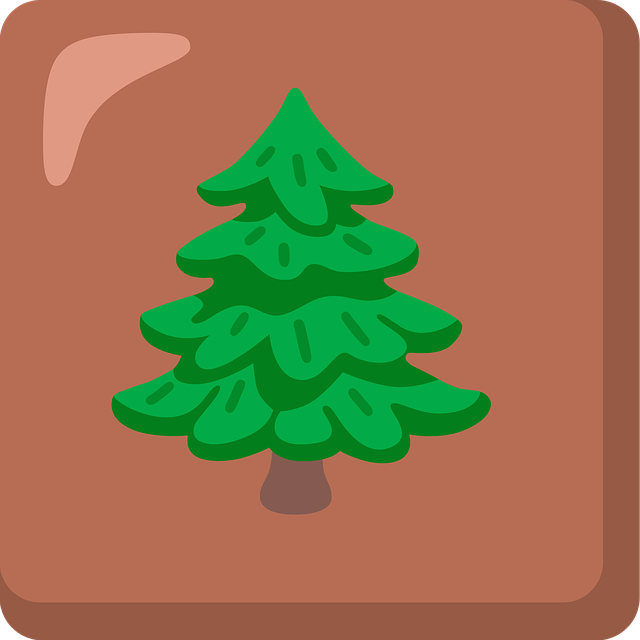 Free tree forest button vector
