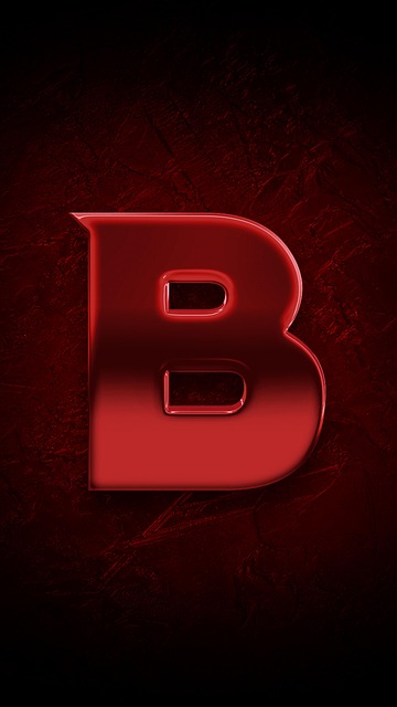 Free three dimensional alphabet black color illustration