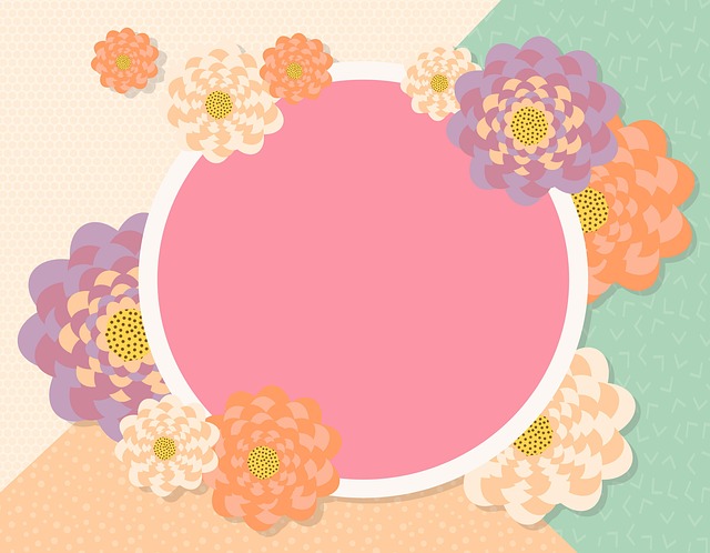 Free mock up nature colors illustration