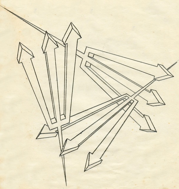 Kunst, Tekening, Hooivork, Knoop