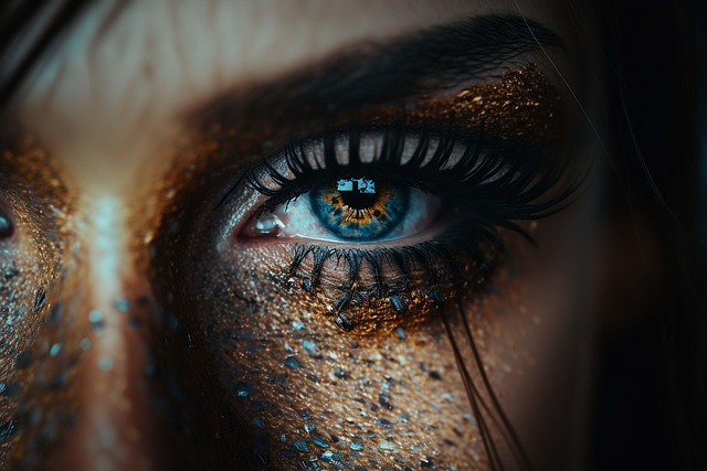 Free ai-generated beauty eyes illustration