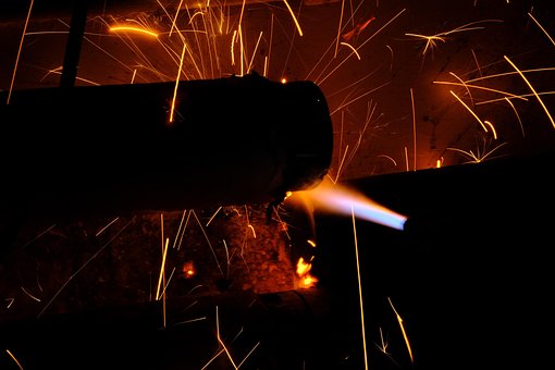 Lassen, Lasser, Industrie, Buis, Metaal