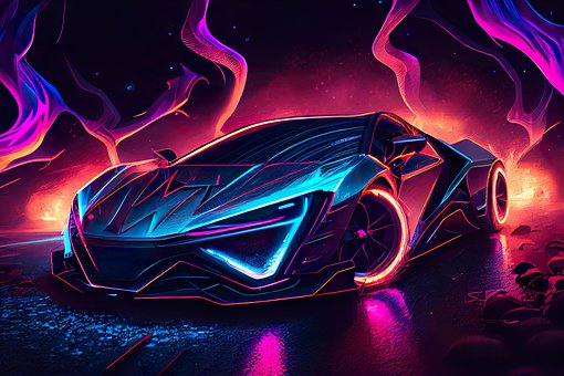 Free Super Car Race Car illustration and picture