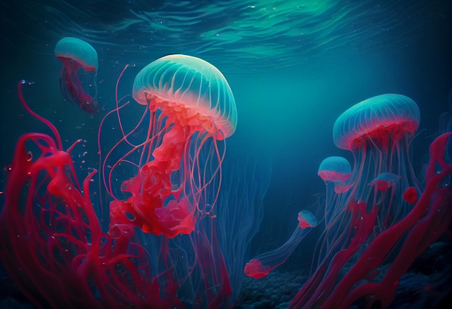 Free jellyfish nature sea jellies illustration