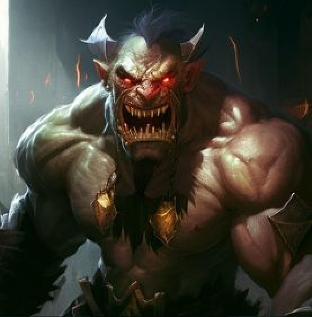 Ogre, Spidse Tænder, Muskel