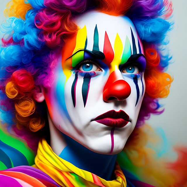 Free clown circus nature illustration