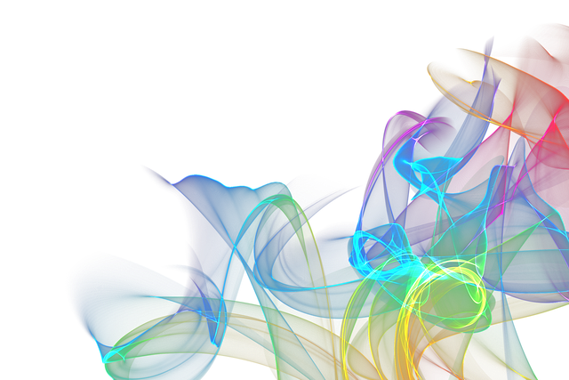 Free lights glowing rainbow illustration
