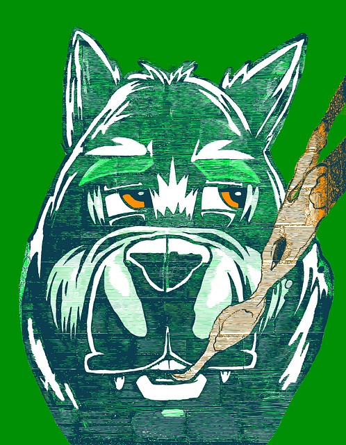 Free Drawing Dog photo and picture