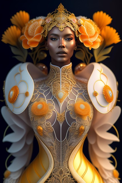 Free woman portrait non fungible token illustration