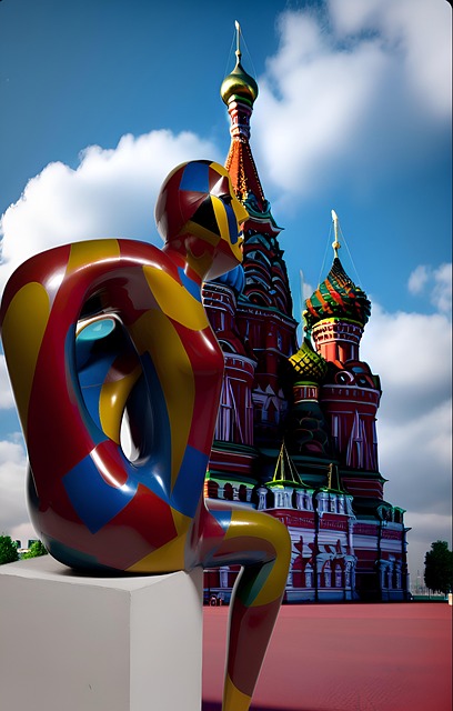 Moskva, Rusland, Skulptur, Kreml