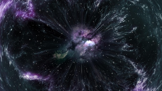 Free space nebula supernova illustration