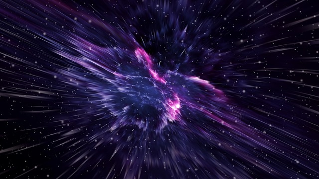 Free space nebula supernova illustration