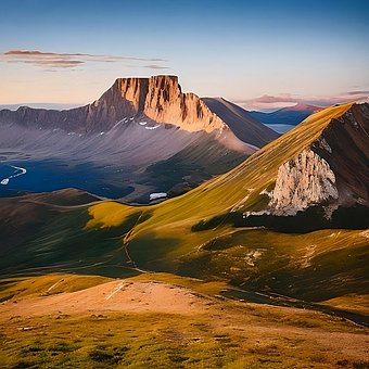 Free Landscape Mountains illustration and picture