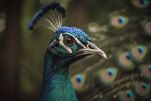 Download free HD stock image of Ai Generated Peacock Free ai generated peacock bird illustration