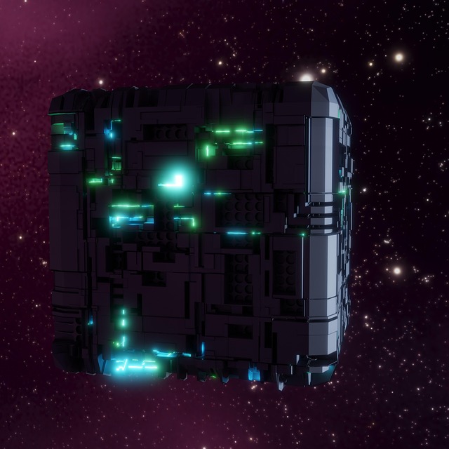 Free star trek borrow spaceship illustration