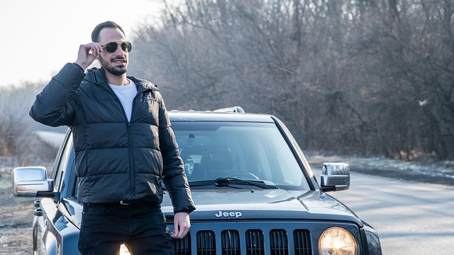 Jeep, Auto, Om, Soare, Drum, Pădure