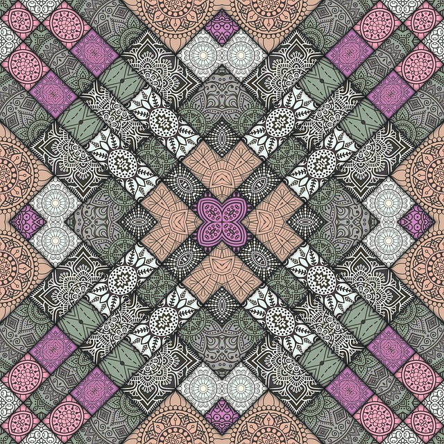 Free mandala decoration floral illustration
