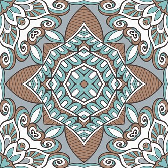 Floral, Arte, Flor, Decorativo, Patrón