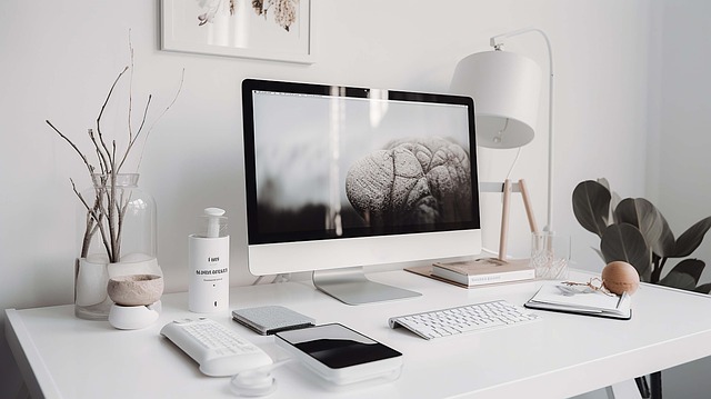 Free ai generated computer office illustration