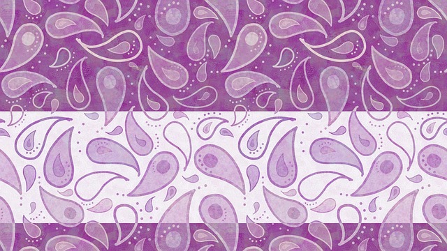 Paisley, Achtergrond, Purper, Roze, Wit