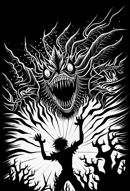 Free ai generated nature monster illustration