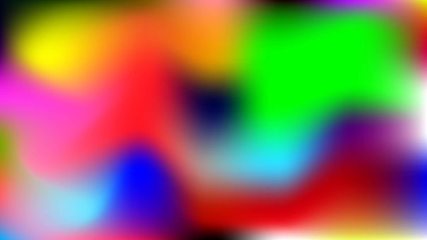 Degradado, Vistoso, Verde Azul, Rojo