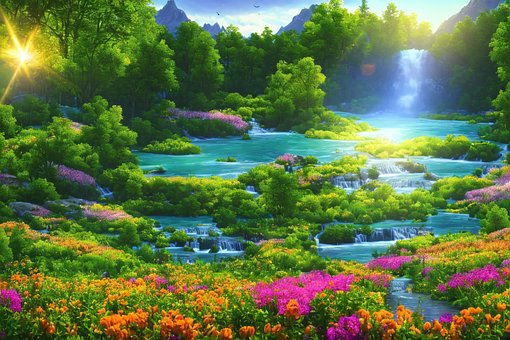 Natureza, Panorama, Floresta, Flores