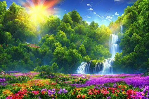Natureza, Panorama, Floresta, Flores