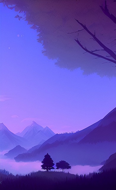Landschaft, Berge, Nacht, Himmel, Natur