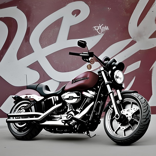 Free ai generated motorcycle vehicle illustration