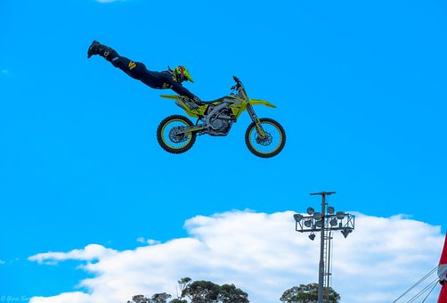Free Motorcycle Acrobat photo and picture