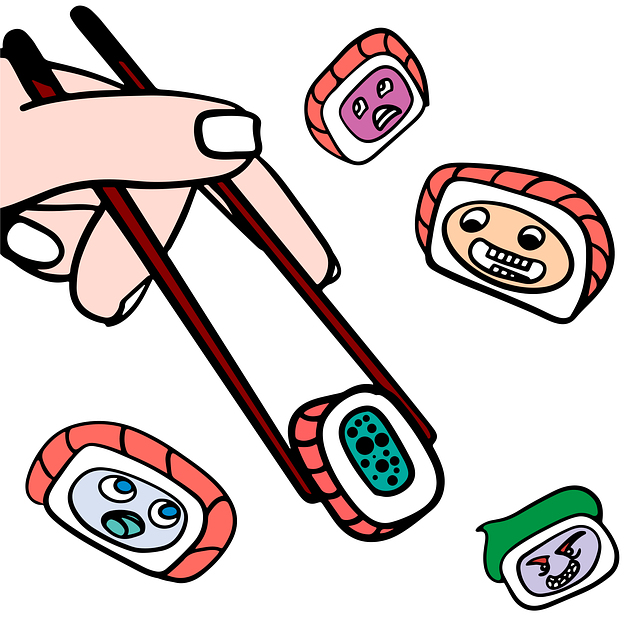 Free picture sushi food vector