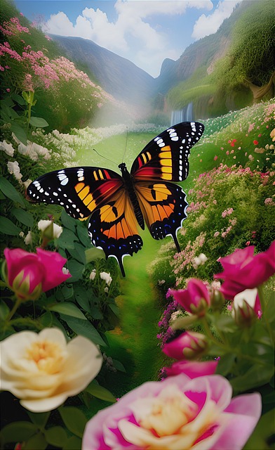 Free Ai Generated Butterfly illustration and picture