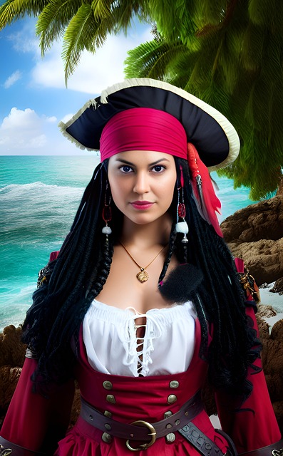 Free Pirate Sailor ai generated image and illustration