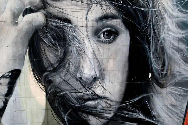 Free street art art woman illustration