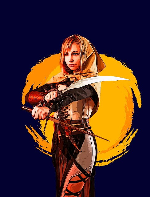 Free cosplay fantasy assassin's creed illustration