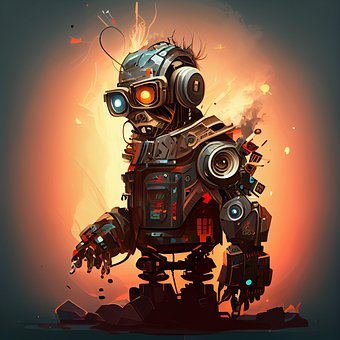 Free Ai Generated Robot illustration and picture
