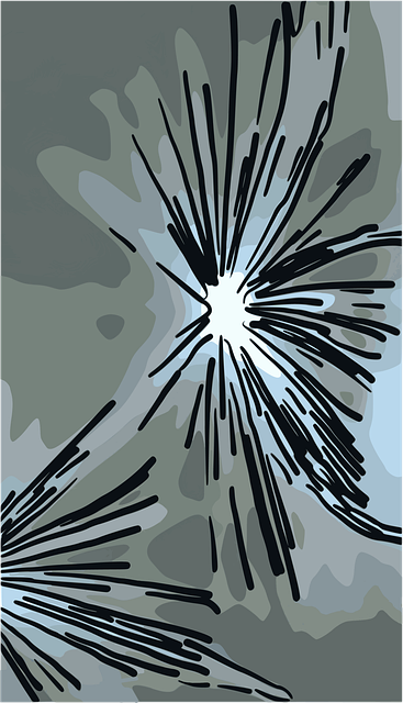 Free fireworks abstract rays illustration