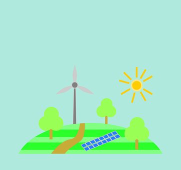 Free Wind Power Wind Turbine vector and picture