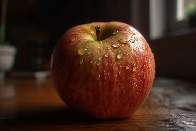 Măr, Fructe, Masă, Sănătos, Picături