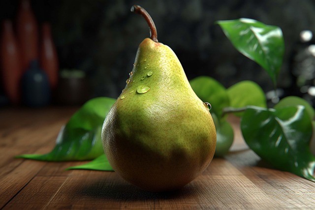 Download free HD stock image of Pear Fruit Free pear fruit meal illustration